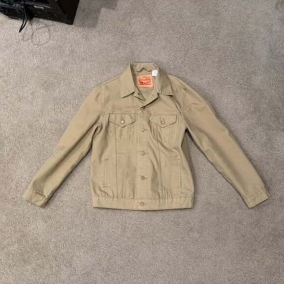 Levi’s Men’s Trucker Jacket – Tan – Size Large – Excellent Condition - Picture 4 of 12